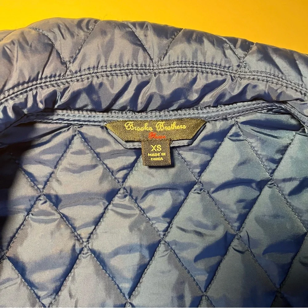 Brooks Brothers Kids Jacket Quilted Boys Royal Blue XS - 8 Years‎ EUC